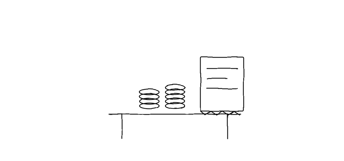 Hand-drawn sketch from “An Append-Only Event Log for a Hive of Agents”