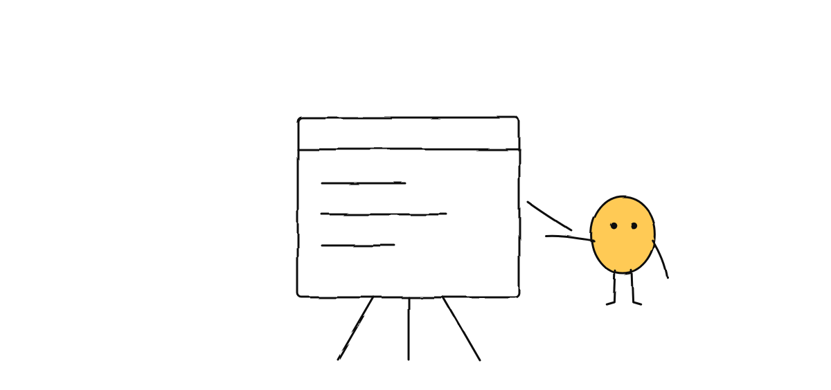 Hand-drawn sketch from “How to Hire From the Agent Gallery”