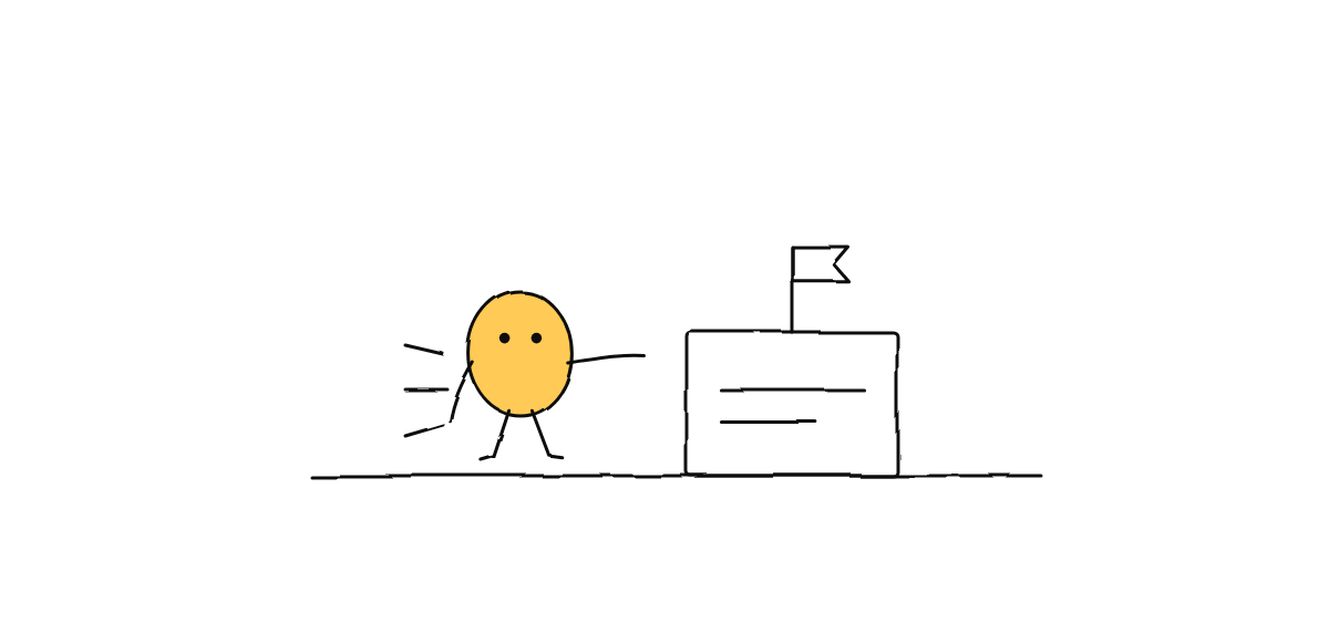 Hand-drawn sketch from “Launching Munder Difflin v0.3.5: A Michael Who Knows the Floor, a Git Time-Machine, and an App That Updates Itself”